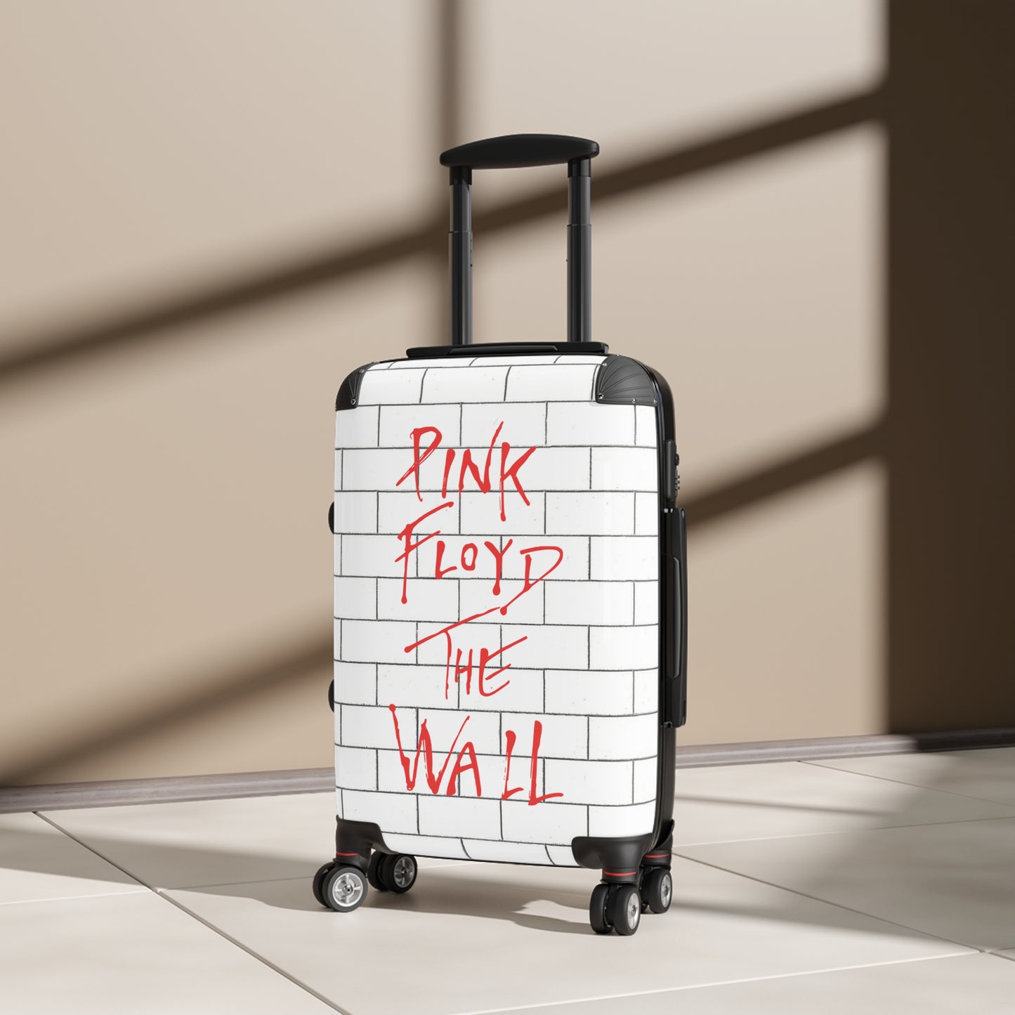 Exclusive Suitcase Luggage with Pink Floyd The Wall Design