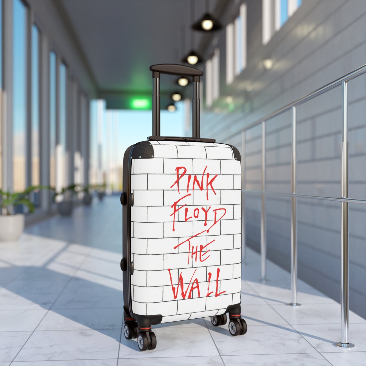 Exclusive Suitcase Luggage with Pink Floyd The Wall Design