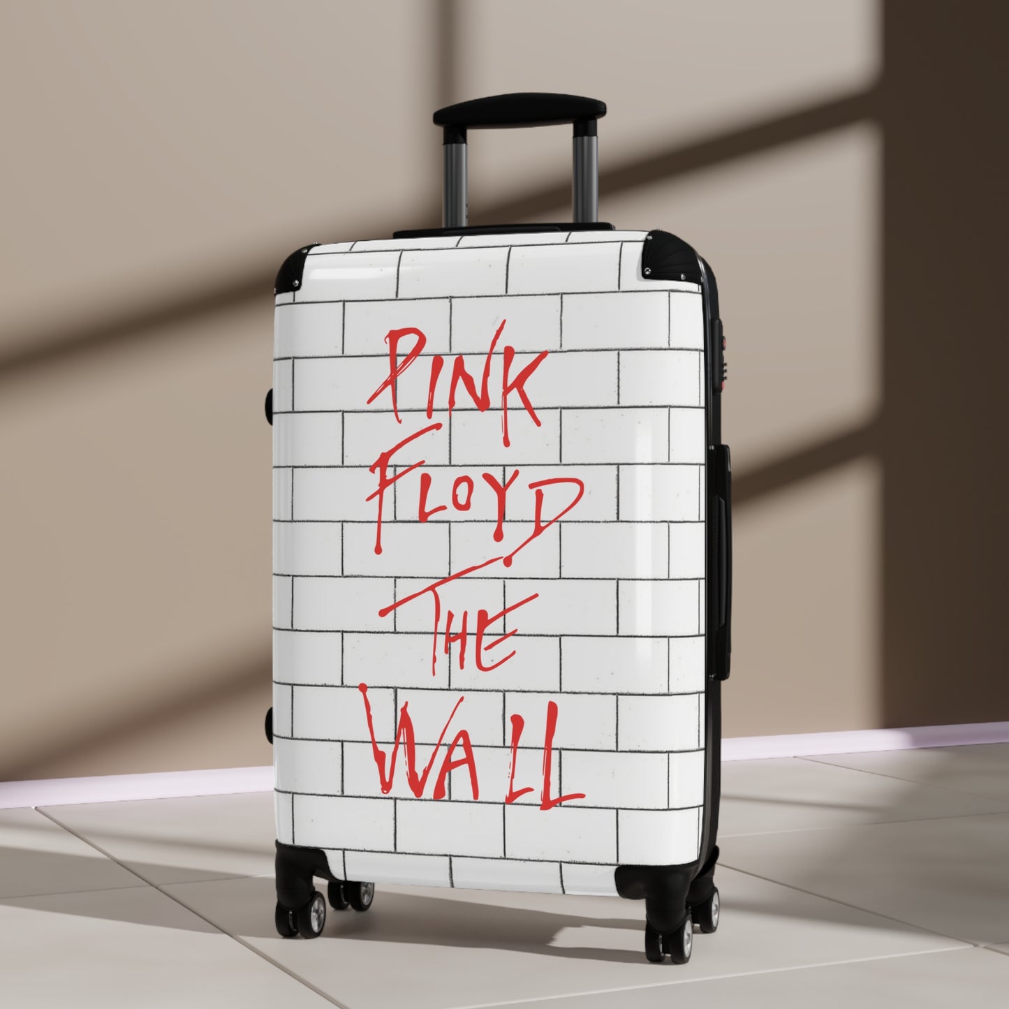 Exclusive Suitcase Luggage with Pink Floyd The Wall Design