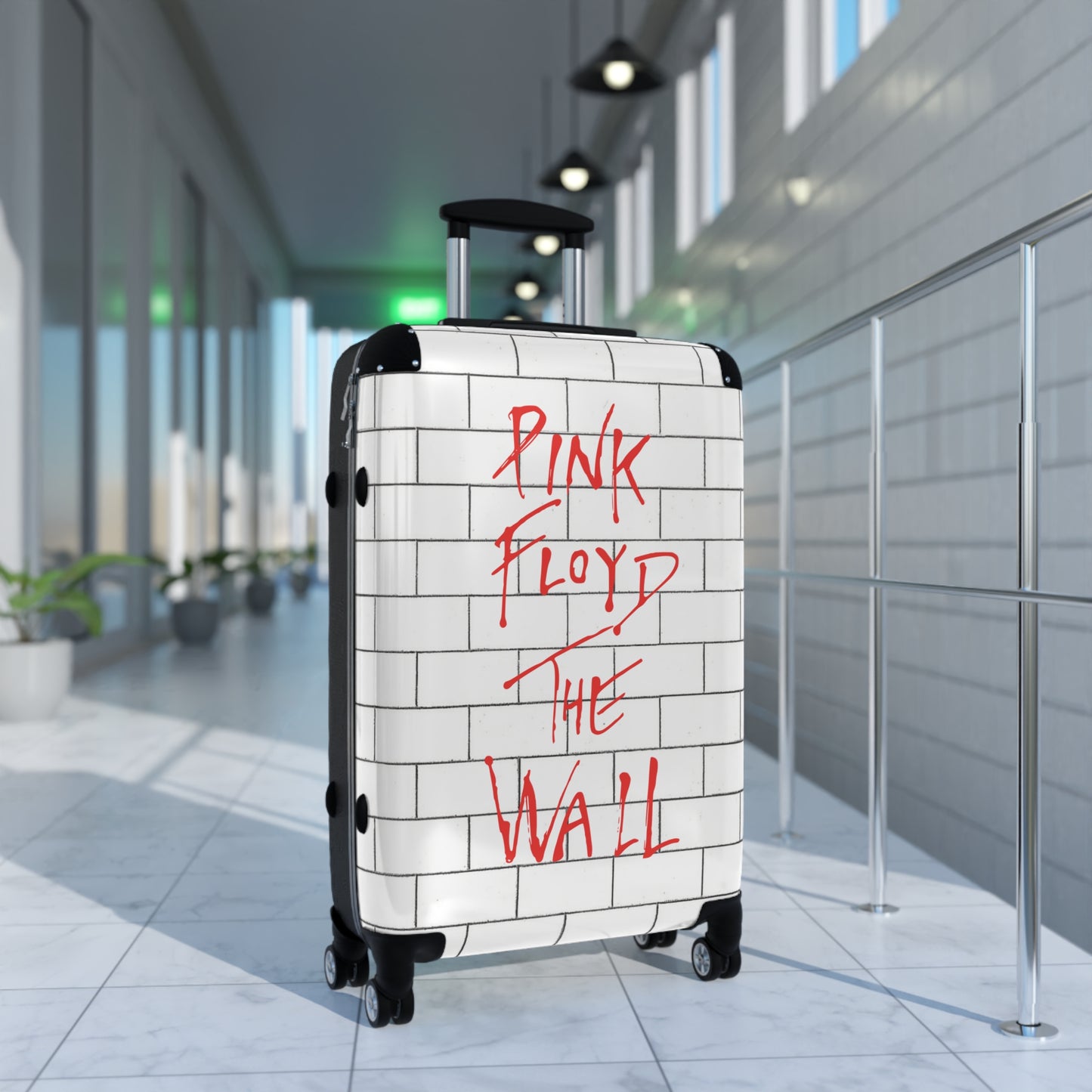 Exclusive Suitcase Luggage with Pink Floyd The Wall Design