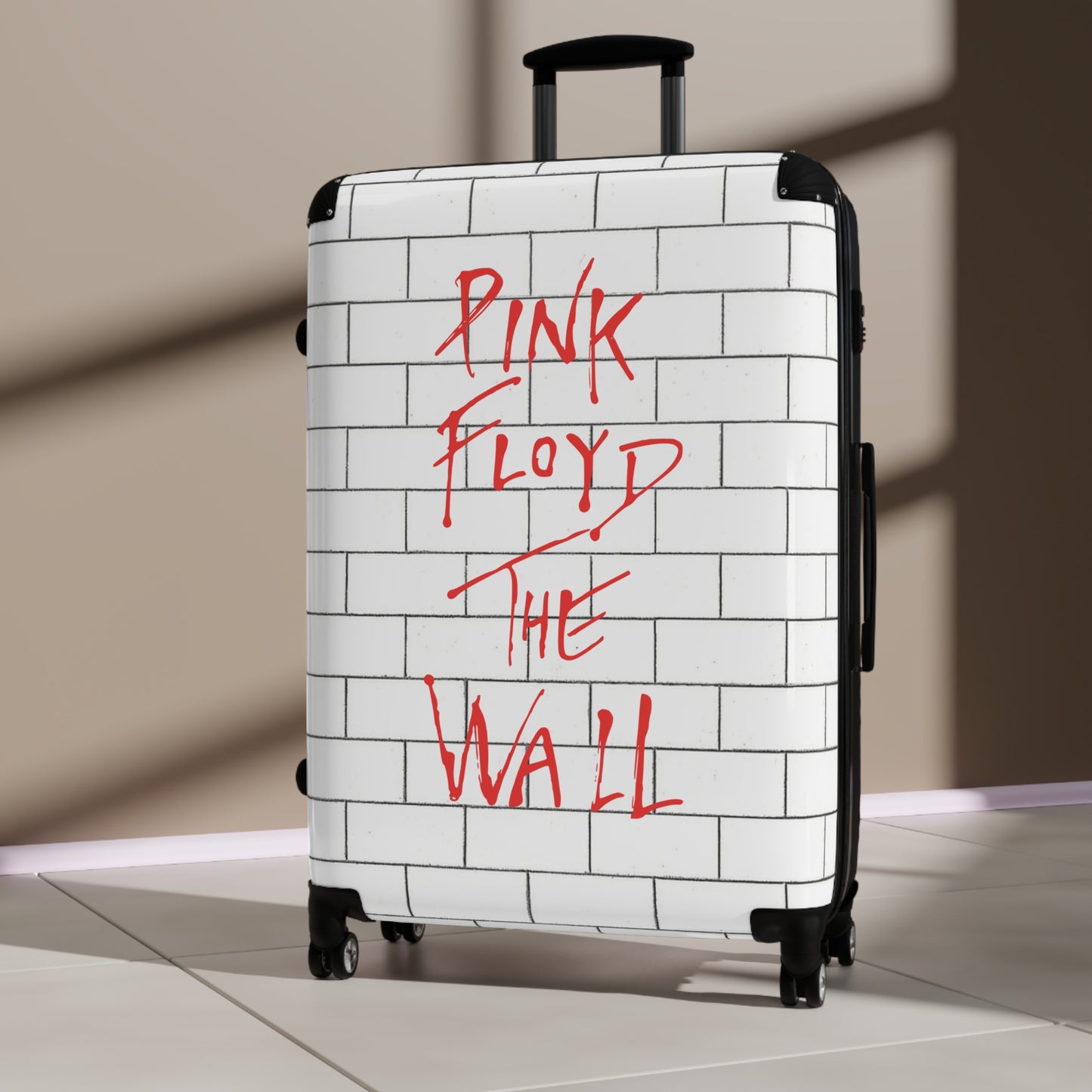 Exclusive Suitcase Luggage with Pink Floyd The Wall Design